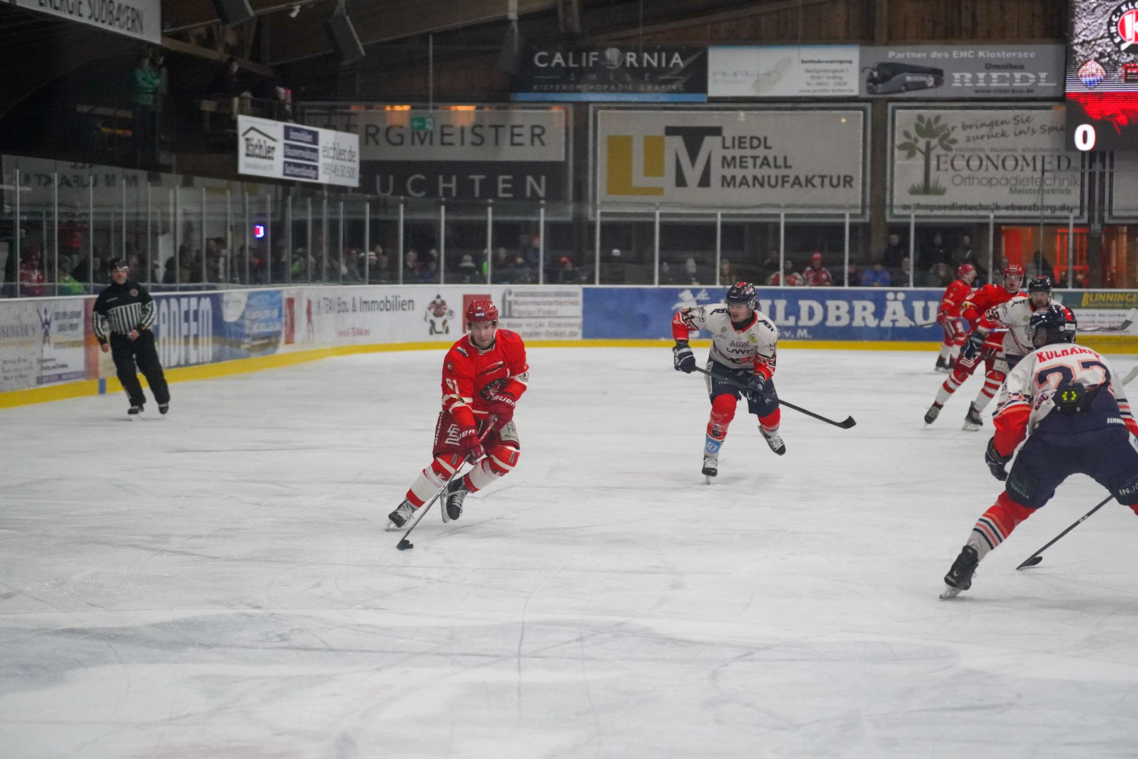 EHC Klostersee – ESC Kempten Sharks 3:2 (1:1, 2:1, 0:0)