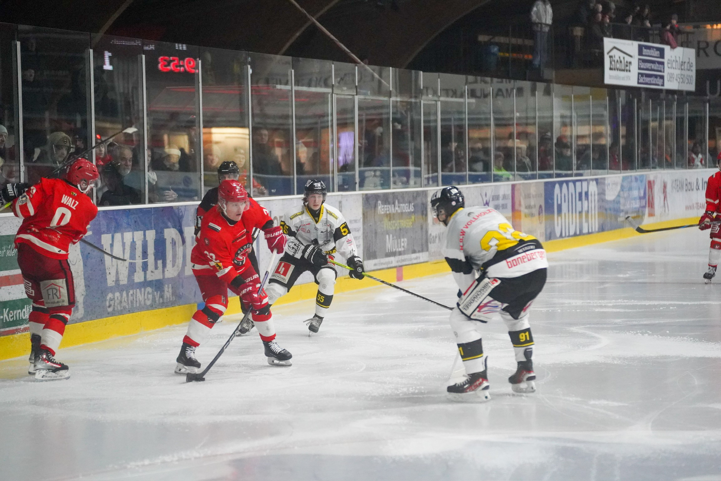 EHC Klostersee – EA Schongau Mammuts 5:3 (2:1, 1:0, 2:2)