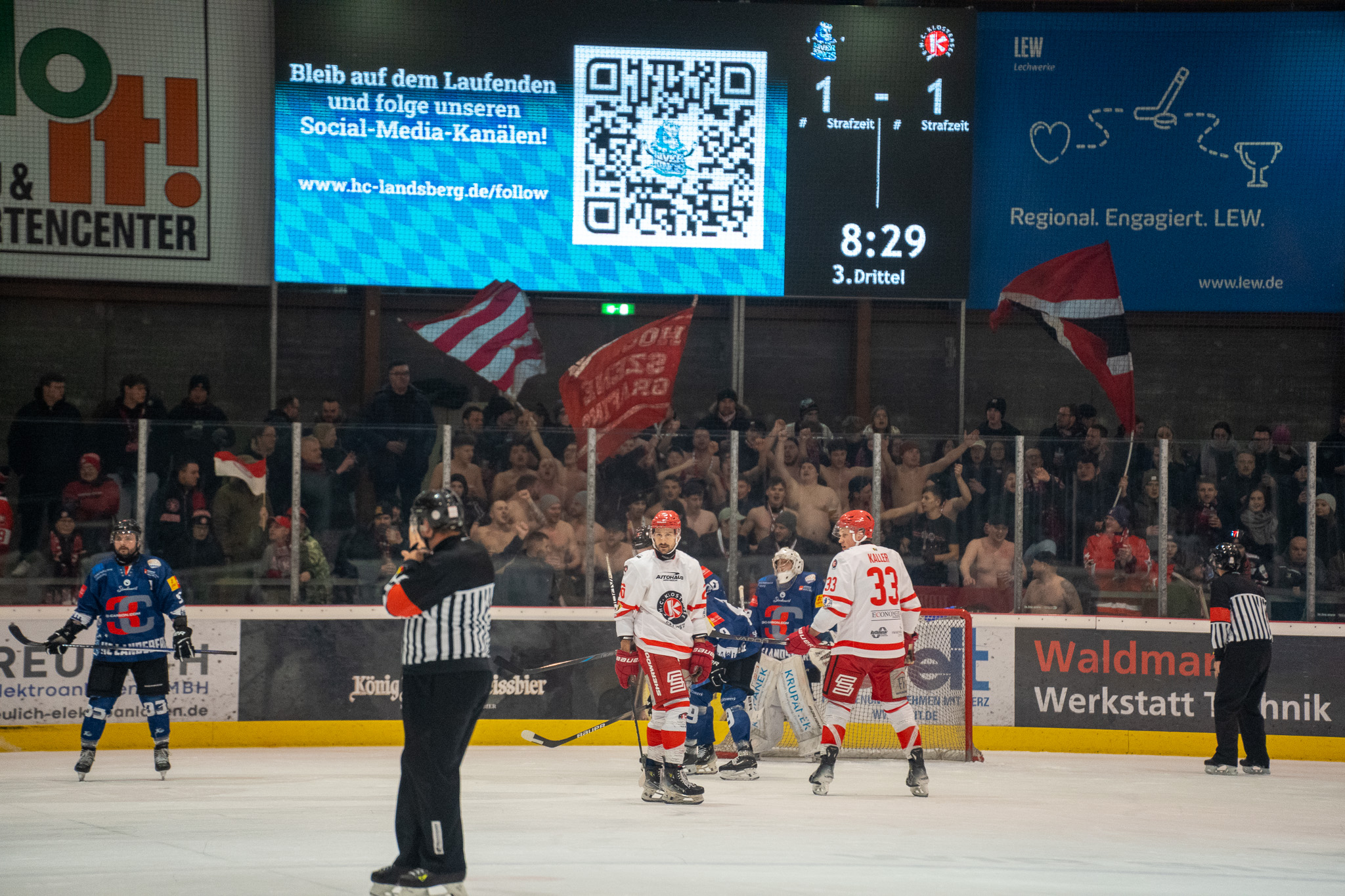 HC Landsberg Riverkings – EHC Klostersee 2:1 (1:0, 0:1, 0:0, 1:0) nach Verlängerung