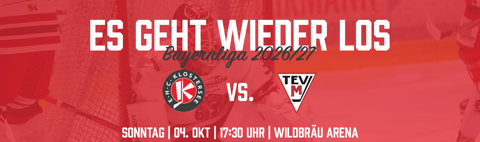 Bayernliga-Saison 2026/27 startet mit Derby gegen den TEV Miesbach